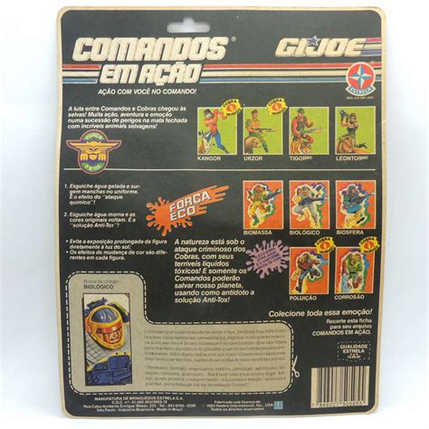 Gi Joe Comandos Em Acao Forca Eco Biologico MOC Estrela Brasil 1993