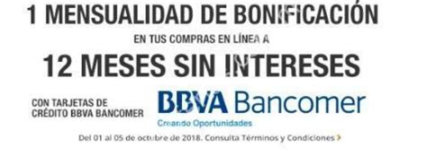 Promoción Home Depot BBVA Bancomer 12 meses sin intereses 1 de