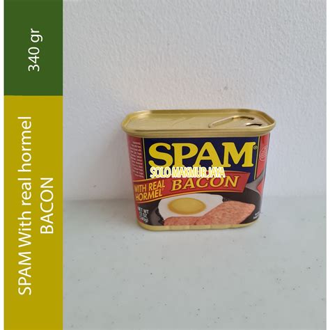 Jual Spam With Real Hormel Bacon Original Pork Luncheon Meat Usa Oz