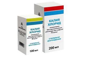 Калия хлорид (хлористый калий): инструкция по применению в медицине ...