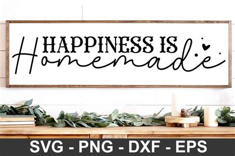 Happiness Is Homemade Svg Graphic By Craftsvg Creative Fabrica