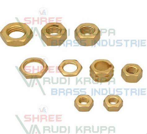 Hexagonal Brass Hex Nut For Hardware Fitting Inner Diameter 5 Mm At