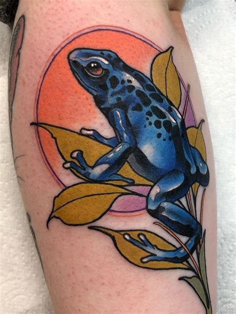 Red Poison Dart Frog Tattoo