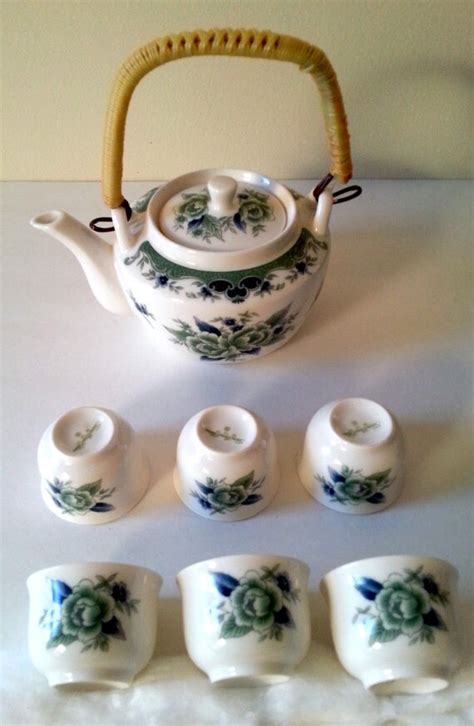 vintage Korean Tea Set '1942'. Snow Bone China 8