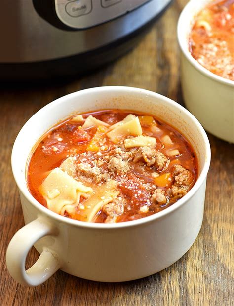 Instant Pot Lasagna Soup Free Recipe Network