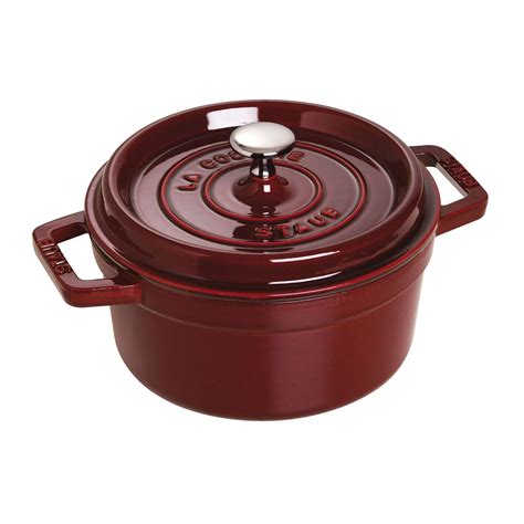 cocotte ronde en fonte emaillee cm grenadine la cocotte originale
