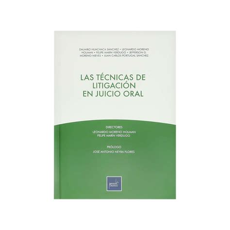 📕 Las Técnicas De Litigación En Juicio Oral Modopro