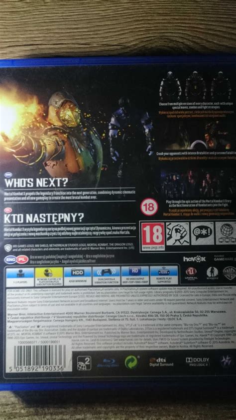 Mortal Kombat X Ps4 POLSKA Playstation 4 Fifa GTA 5 God Of War Tekken