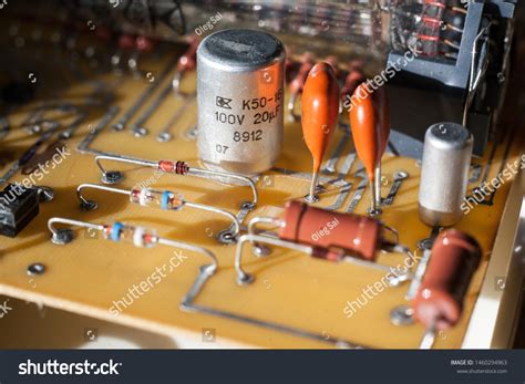 Naked Electronics Pattern Background Printed Circuit Stock Photo Edit