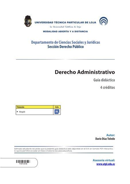 Guia Derecho Administrativo Utpl