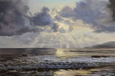 Сквозь облака. Холст, масло, 60х90 см, 2016 г.