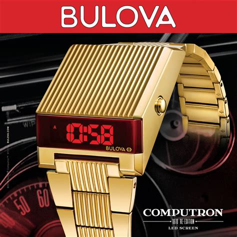 Bulova Computron Watch Gold Tone Bulova Fallers Fallers Irish