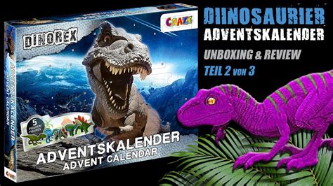 CRAZE Dinorex Dinosaurier Adventskalender 2021 Teil 2 Dinosaurs