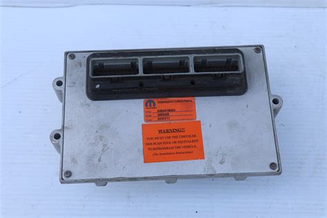 6044195AH Mopar Dodge Chrysler Engine Control Unit Module ECU ECM PCM