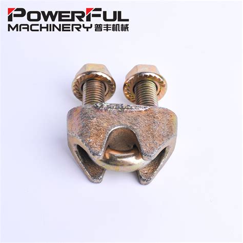 En Type Electric Galvanized Malleable Din Wire Rope Clip