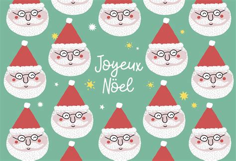 Carte Joyeux Noël Cécile Drevon Pères Noël Editions Côté Bord eau