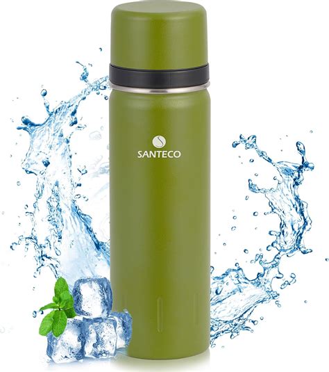 Santeco Vacuum Flask L Stainless Steel Insulated Water Bottle With