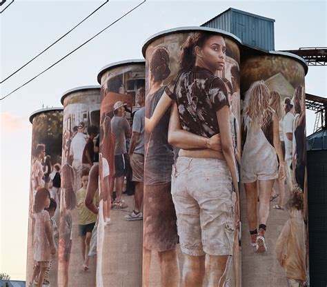 Guido Van Helten Mural In Pforzheim