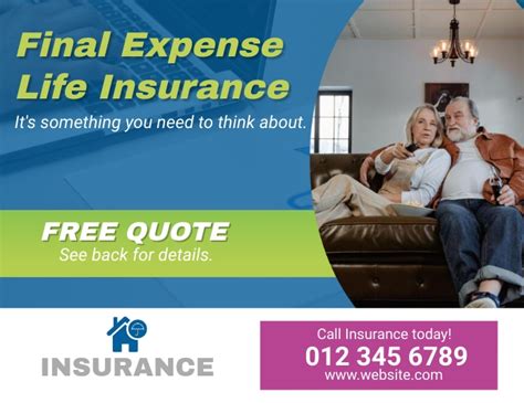 Copy Of Final Expense Insurance Ads Postermywall