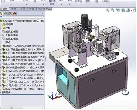 【老龙】非标设备 非标设备 齿轮去毛刺设备3d模型下载三维模型solidworks模型 制造云 产品模型