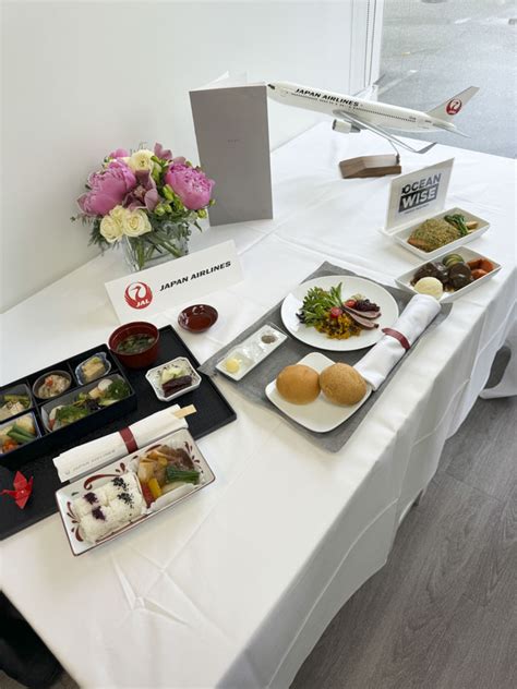 Japan Airlines Business Class Inflight Meals Options Foodgressing