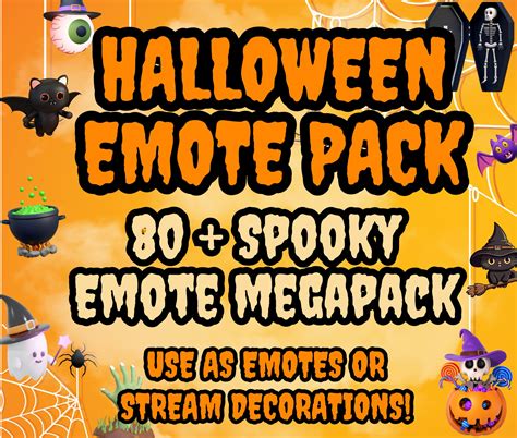 Halloween Emote Pack Halloween Themed Emotes For Streamers Twitch