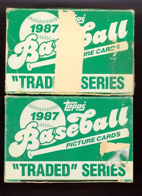 6 Factory Set Lot 1987 Topps Traded Baseball 132 Card Sets Read Ebay