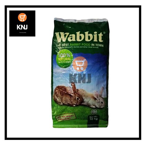 【repack 1kg】 Wabbit Rabbit Food Pellet Shopee Malaysia