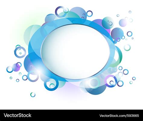 Water border Royalty Free Vector Image - VectorStock