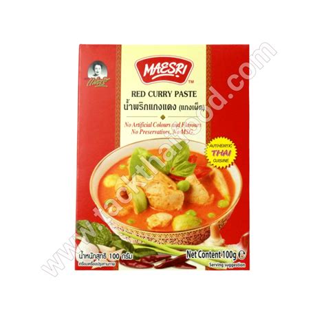 Maesri Red Curry Paste 100g