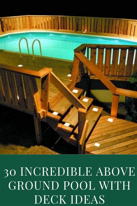 30 Awesome Above Ground Pool with Deck Ideas (With Pictures) | Cool photos, Cool pictures ...