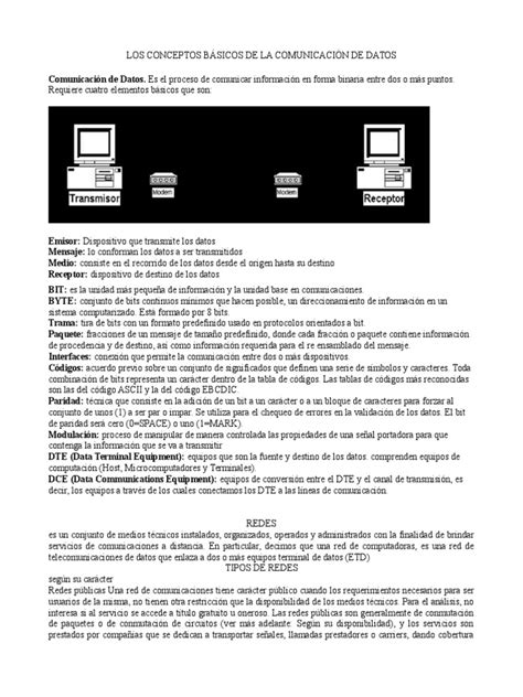 Pdf Los Conceptos Basicos De La Comunicaci N De Datos Dokumen Tips