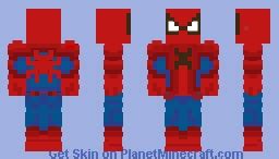 Spiderman Classic Minecraft Skin