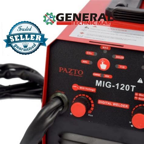 Jual PAZTO JAPAN Mesin Las MIG 120 A CO2 Tanpa Gas Welding MIGi Gasless