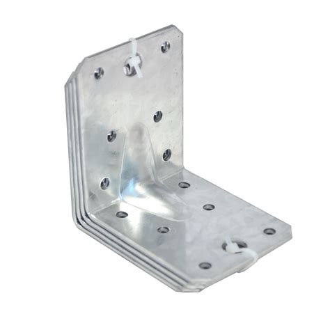 Carinya 70 x 70 x 55 x 2.5mm Galvanised Reinforcing Brackets - 4 Pack - Bunnings Australia