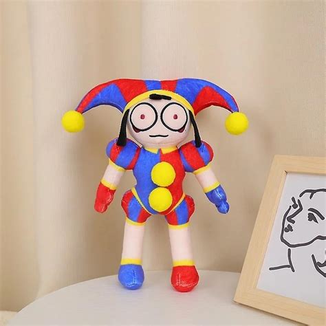 The Amazing Digital Circus Clown Plush Toy Pomni Plush Dolls Cute Cartoon Soft Stuffed Doll