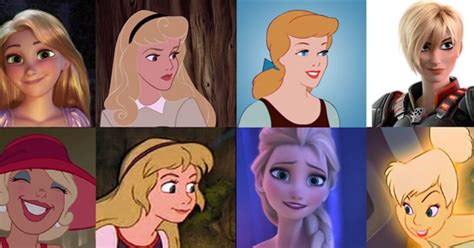 Disney Characters With Blonde Hair