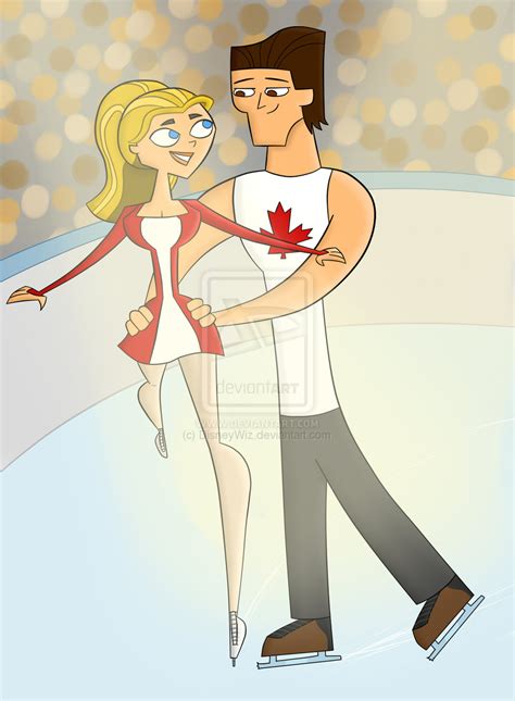 Tyler and Lindsay Skating - Total Drama Island Fan Art (37710112) - Fanpop