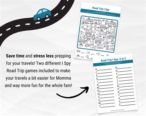 I Spy Game Printable Road Trip Games For Kids Road Trip Activities