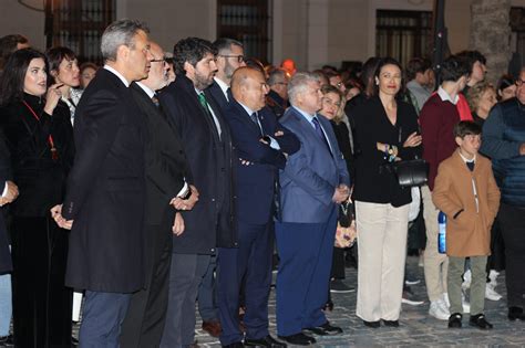 L Pez Miras Asiste Al Acto Del Prendimiento De La Semana Santa De Cieza