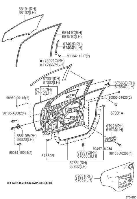 Clip Retainer Weatherstrip Part 6786712150 Toyota Auto Parts