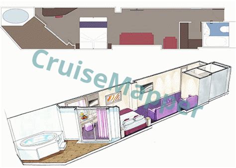 MSC Seascape cabins and suites | CruiseMapper