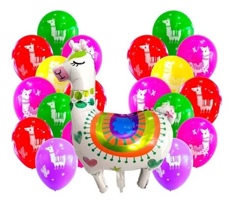 Combo Kit Globos Llama