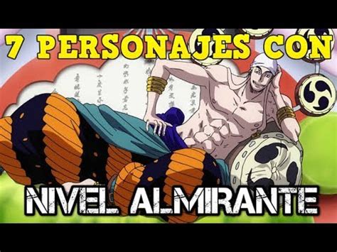 TOP 7 PERSONAJES DE ONE PIECE QUE ESTAN AL NIVEL O PUEDEN DERROTAR A