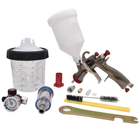 Lvlp Spray Gun Full Kit R Car Paint Gun With Air Regulator Paint