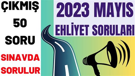 2023 BİREBİR ÇIKMIŞ EHLİYET SORULARI EHLİYET SINAV SORULARI 2023 EN