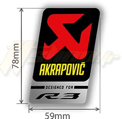 Autocollant Sticker Akrapovic D Origine