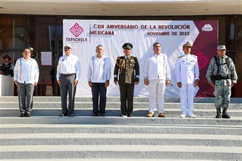 Ayuntamiento De Tapachula Conmemora Cxiii Aniversario Del Inicio De La