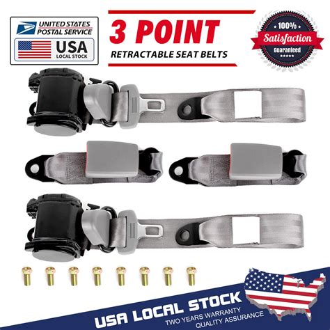 Universal Point Retractable Seat Belts Fit For Jeep Cj Yj Wrangler