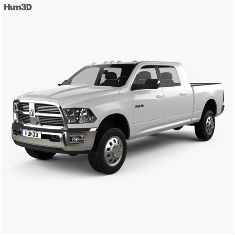 Dodge Ram 2500 Mega Cab Big Horn 6-foot 4-inch Box 2014 3D model ...